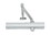 Norton 8301689 Adjustable Surface Mount Door Closer with Slim Line Cover and Sex Nuts Aluminum Finish, Price/each