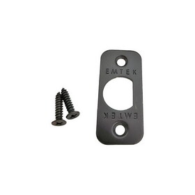 Emtek 83231US10B Radius Corner Faceplate and Screws for Passage or Privacy Latch Oil Rubbed Bronze Finish