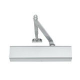 Norton 8501689 Adjustable Surface Mount Door Closer with Full Cover and Sex Nuts Aluminum Finish