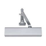 Norton 8501H689 Adjustable Hold Open Surface Mount Door Closer with Full Cover and Sex Nuts Aluminum Finish