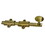 Emtek 8511US7 6" Surface Bolt with 3 Strikes French Antique Brass Finish, Price/EA