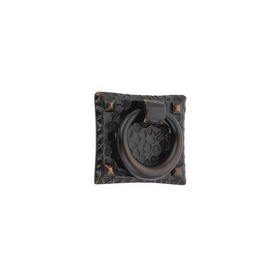 Emtek 86040US10B Hammered Ring Cabinet Pull 1-3/4" X 1-1/2" Oil Rubbed Bronze Finish