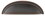 Emtek 86173US10B Cup Cabinet Pull with 4" Center To Center Oil Rubbed Bronze Finish, Price/each