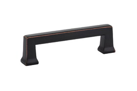 Emtek 86424US10B Alexander Cabinet Pull with 3-1/2" Center to Center Oil Rubbed Bronze Finish