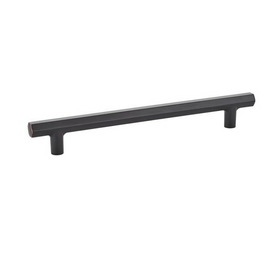 Emtek 86462US10B Mod Hex Cabinet Pull with 8" Center to Center Oil Rubbed Bronze Finish