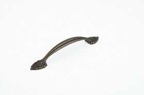 Schaub 8716-ABZ 6" Center to Center Corinthian Cabinet Pull Ancient Bronze Finish