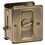 Ives Commercial 991A5 Aluminum Privacy Sliding Door Pull Antique Brass Finish, Price/EA