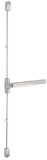 Von Duprin 9927EO26D3 3' Surface Vertical Rod Grooved Case Exit Device; 626 Satin Chrome Finish