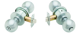 Schlage Commercial A40ORB626 A Series Privacy Orbit Lock with 11116 Latch 10001 Strike Satin Chrome Finish