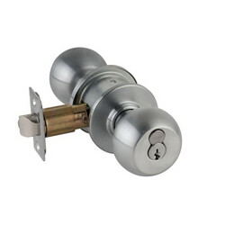 Schlage Commercial A80RORB626 A Series Storeroom Full Size Interchangeable Core Orbit Lock C Keyway with 11096 Latch 10001 Strike Satin Chrome Finish