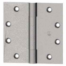 Hager AB70041226D 4-1/2" x 4-1/2" Full Mortise Standard Weight Concealed Anti Friction Bearing Three Knuckle Hinge Satin Chrome Finish
