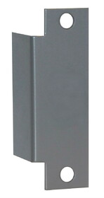 Don-Jo AF260SL 1-1/4" x 4-7/8" Blank Electric Strike Aluminum Frame Filler Plate Silver Coated Finish