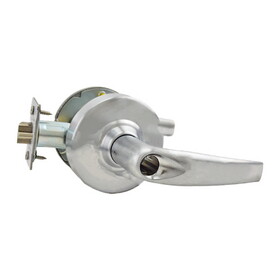 Schlage Commercial ALX80LATH626 ALX Series Grade 2 Storeroom Athens Lever Lock Less Cylinder with 47267042 2-3/4" Deadlatch and 47267101 ANSI Strike Satin Chrome Finish