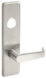 ASSA Abloy Accentra AU426F630 Augusta Lever Escutcheon Cylinder Classroom / Storeroom Exit Device Trim US32D (630) Satin Stainless Steel Finish