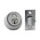 Schlage Commercial B250R626 Single Cylinder 6 Pin Deadlatch Deadbolt C Keyway with 12103 Latch 10001 Strike With Full Size Interchangeable Core Satin Chrome Finish, Price/EA