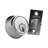 Schlage Commercial B252P626 Double Cylinder 6 Pin Deadlatch Deadbolt C Keyway with 12103 Latch 10001 Strike Satin Chrome Finish