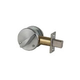 Schlage Commercial B660B626 Grade 1 Small Format Interchangeable Less Core Single Cylinder Deadbolt with 12296 Latch and 10094 Strike Satin Chrome Finish