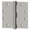 Hager BB127941226DNRP 4-1/2" x 4-1/2" Full Mortise Standard Weight Ball Bearing Hinge Non Removable Pin Satin Chrome Finish, Price/each