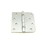 Hager BB1816415EA 4" x 4" Right Hand Square by 5/8" Radius Full Mortise Residential Weight Ball Bearing Hinge Satin Nickel Finish, Price/each