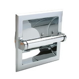 Pamex BC2CP43 Recessed Fixtures Shallow Recessed Paper Holder Bright Chrome Finish