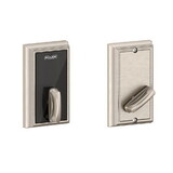 Schlage Electronic BE467FADD619 Addison Control Keyless Smart Fire Rated Deadbolt with 12398 Latch and 10116 Strike Satin Nickel Finish