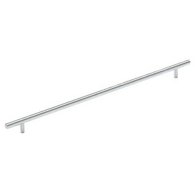 Amerock BP19015SS 16-3/8" (416 mm) Carbon Steel Bar Cabinet Pull Stainless Steel Finish