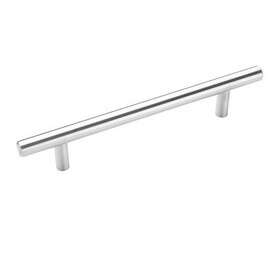 Amerock BP19541CSG9 5-1/16" (128 mm) Center to Center Carbon Steel Bar Cabinet Pull Sterling Nickel Finish