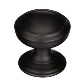 Amerock BP55342BBR 1-1/4" (32 mm) Diameter Revitalize Cabinet Knob Black Bronze Finish