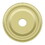 Deltana BPRC100U3 Base Plate for Knobs; 1" Diameter; Bright Brass Finish, Price/Each