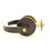 Dexter Commercial C1000ENTRC613KDC Entry / Office Grade 1 Curved Lever Clutching Cylindrical Lock with C Keyway; 2-3/4" Backset with 1-1/8" Face; and ANSI Strike Oil Rubbed Bronze Finish, Price/each
