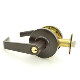Dexter Commercial Classroom Grade 2 Regular Lever Clutching Cylindrical Lock with C Keyway; 2-3/4" Backset; and ANSI Strike