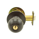 Dexter Commercial C2000CLRMB613KDC Classroom Grade 2 Ball Knob Non Clutching Cylindrical Lock with C Keyway; 2-3/4