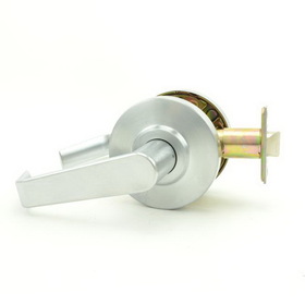 Dexter Commercial C2000PASSR626 Passage Grade 2 Regular Lever Non Clutching Cylindrical Lock with 2-3/4" Backset and ANSI Strike Satin Chrome Finish