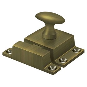 Deltana CL1532U5 Cabinet Lock; 1-1/5" x 1-4/5"; Antique Brass Finish