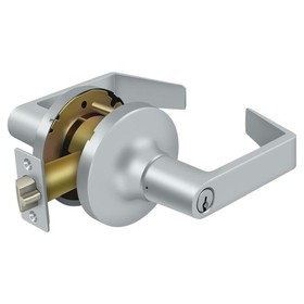 Deltana CL500FLC-26D Commercial Entry Standard Grade 1; Clarendon with CYL; Satin Chrome Finish