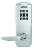 Schlage Electronic CO100CY70KPATH626 Standalone Keypad Programmable Electronic Lock Cylindrical Classroom / Storeroom Keypad Athens Lever