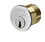 Corbin CR1000114A01626L4 1-1/4" Conventional 6 Pin Mortise Cylinder with L4 Keyway and Cloverleaf Cam Satin Chrome Finish, Price/EA