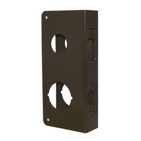 Don-Jo CW26410B Classic Wrap Around for Double Lock Combination Lockset with 2-1/8" and 1-1/2" Holes 4" Center with 2-3/8" Backset and 1-3/4" Door Oil Rubbed Bronze Finish