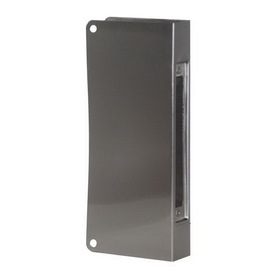 Don-Jo CW504S Blank Classic Wrap Around for Mortise Lock with 86 Cut Out for 1-3/4" Door Stainless Steel Finish