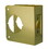 Don-Jo CW81PB Classic Wrap Around for Cylindrical Door Lock with 2-1/8" Hole with 2-3/4" Backset and 1-3/4" Door Polished Brass Finish, Price/each
