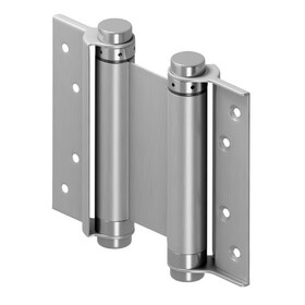 Deltana DASHS5U32D 5" Double Action Saloon Hinge Satin Stainless Steel Finish
