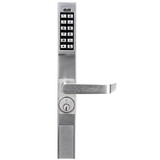 Alarm Lock DL120026D1 Trilogy Narrow Stile Digital Lever Lock Satin Chrome Finish