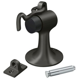 Deltana DSF444U10B Cement Floor Mount Bumper with Holder; Oil Rubbed Bronze Finish