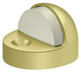 Deltana DSHP916U3 Dome Stop High Profile; Bright Brass Finish