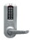 Kaba Simplex E5031BWL626 Eplex Cylindrical Electronic Pushbutton Lock with 1/2" Throw and 2-3/4" Backset; Winston Lever and Best Prep Satin Chrome Finish, Price/each