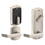 Schlage Electronic FE410FGRW512SAT619 Control Smart Interconnected Lock UL Listed with Greenwich Trim and Saturn Lever with 5-1/2" Bore Spacing with 12356 Latch and 10152 Strike Satin Nickel Finish, Price/EA