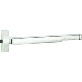 Best Precision FL21086303 Fire Rated 3' Apex Rim Wide Style Exit Device for Keyed Lever Satin Stainless Steel Finish