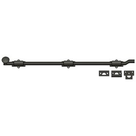 Deltana FPG2610B 26" Surface Bolt with Offset; Heavy Duty; Oil Rubbed Bronze Finish