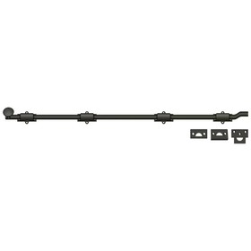 Deltana FPG4210B 42" Surface Bolt with Offset; Heavy Duty; Oil Rubbed Bronze Finish