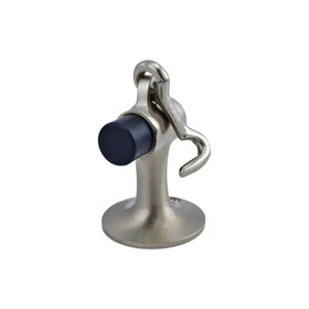 Ives Commercial FS44615 Solid Brass Floor Stop and Heavy Duty Holder with Masonry Mounting Satin Nickel Finish
